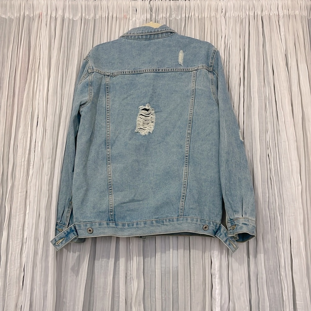 Distressed Jean jacket - Picture 2 of 2